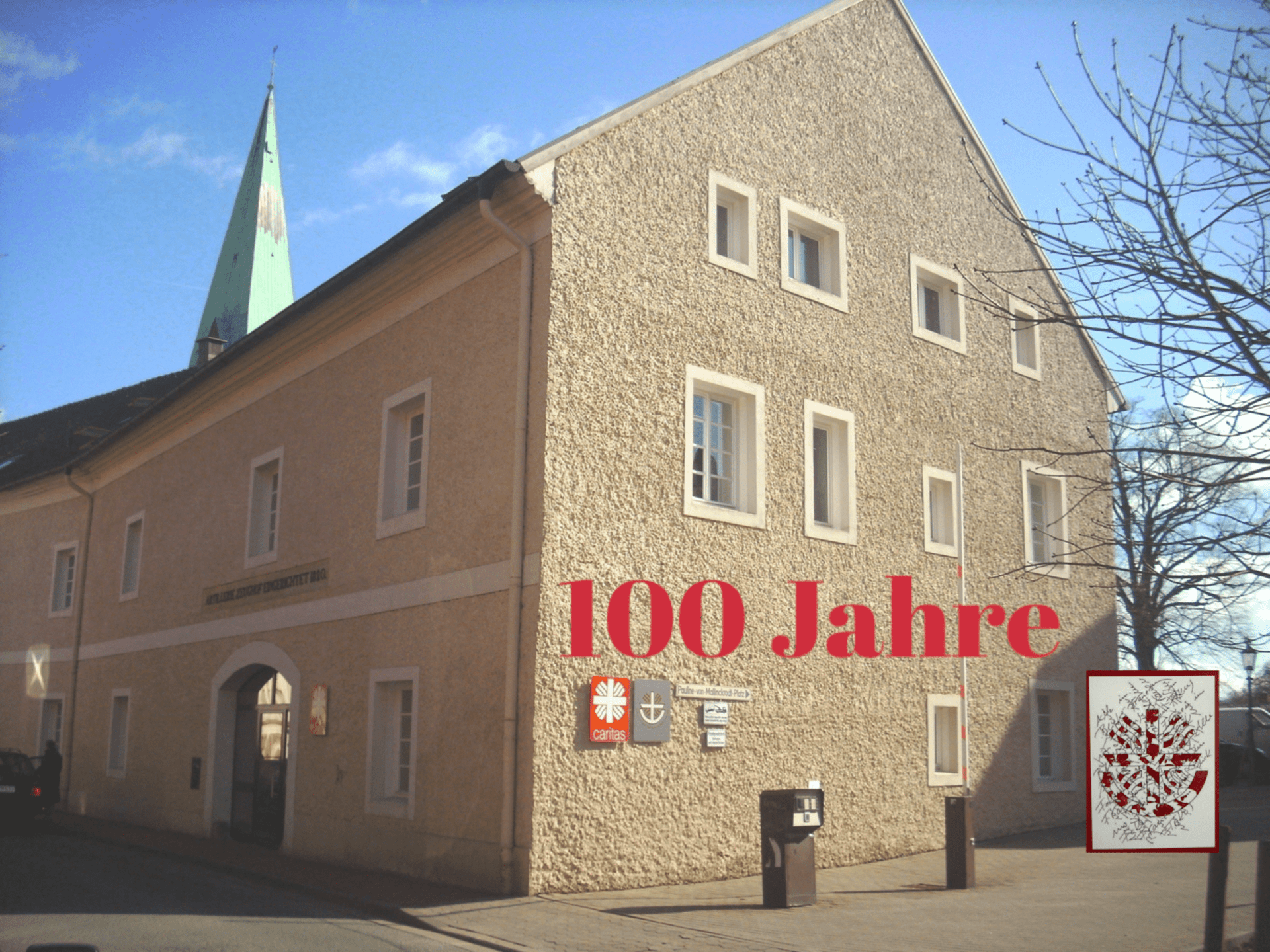 Bild Eingang mit 100Jahre